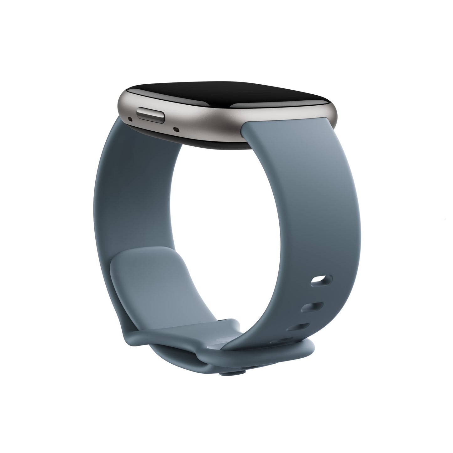 Google Fitbit Versa 4 - ウォーターフォールブルー / プラチナアルミニウム