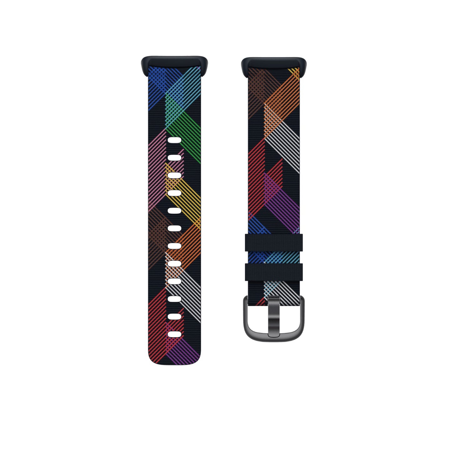 Google Fitbit Charge 6 ＆ Charge 5 用 - ウーブンベルト プリズムプライド
