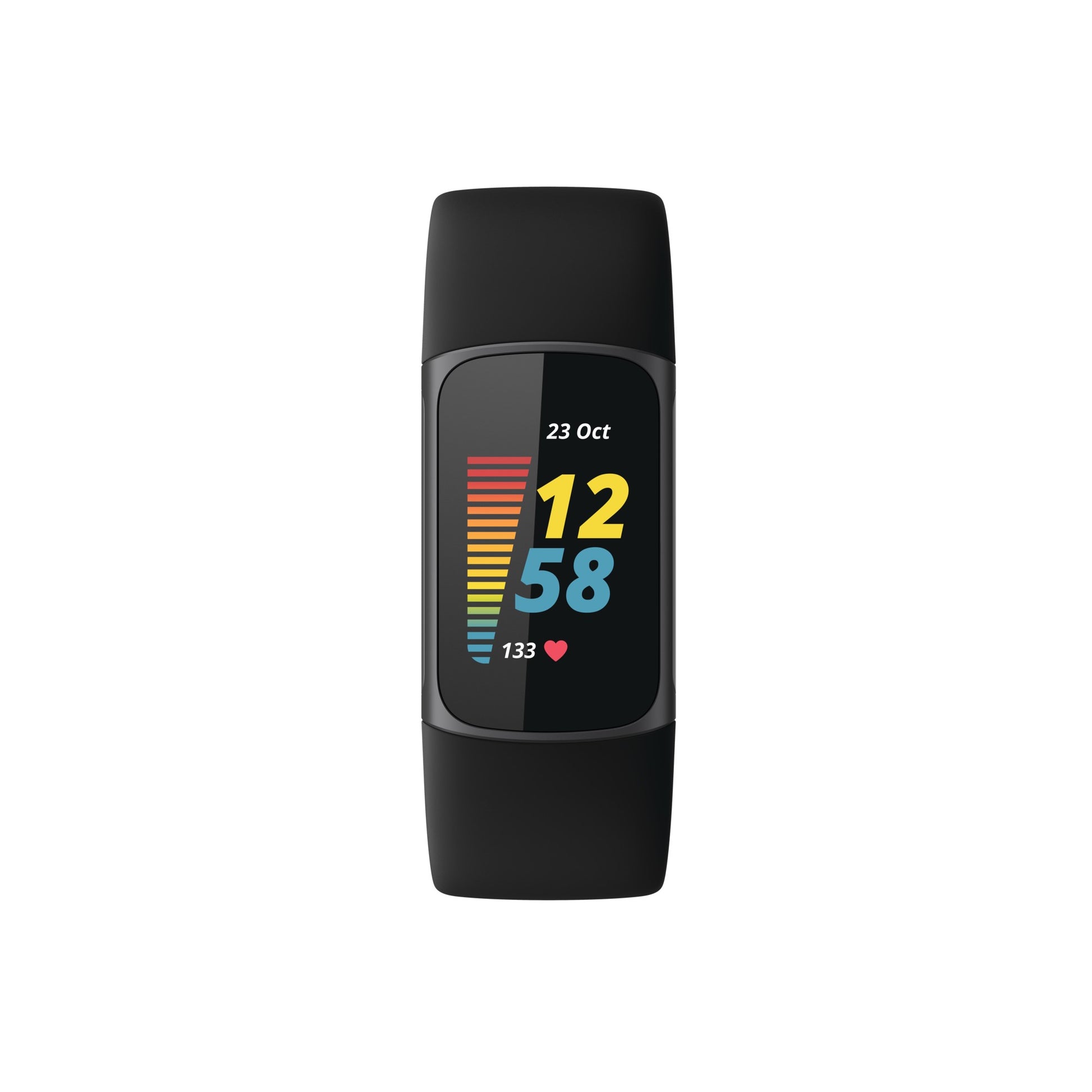 Google Fitbit Charge 5 - ブラック / グラファイトアルミニウム 